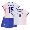 Maglia ufficiale Francia M. Thuram 15 Trasferta Euro 2024 per Bambino